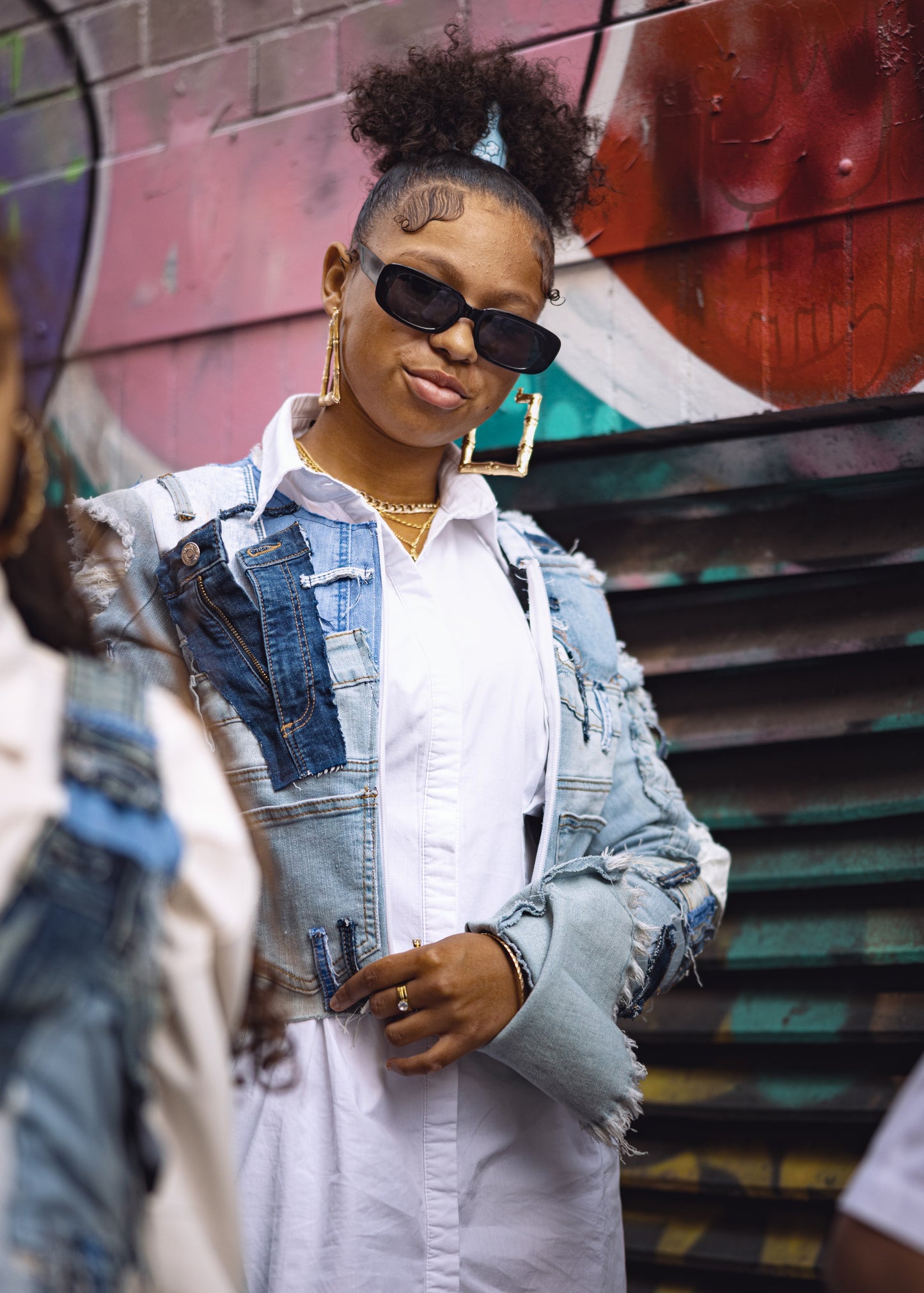 Women’s Patchwork Denim Jacket